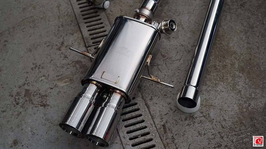  ipe mini cooper s r56 muffler with crome end tips