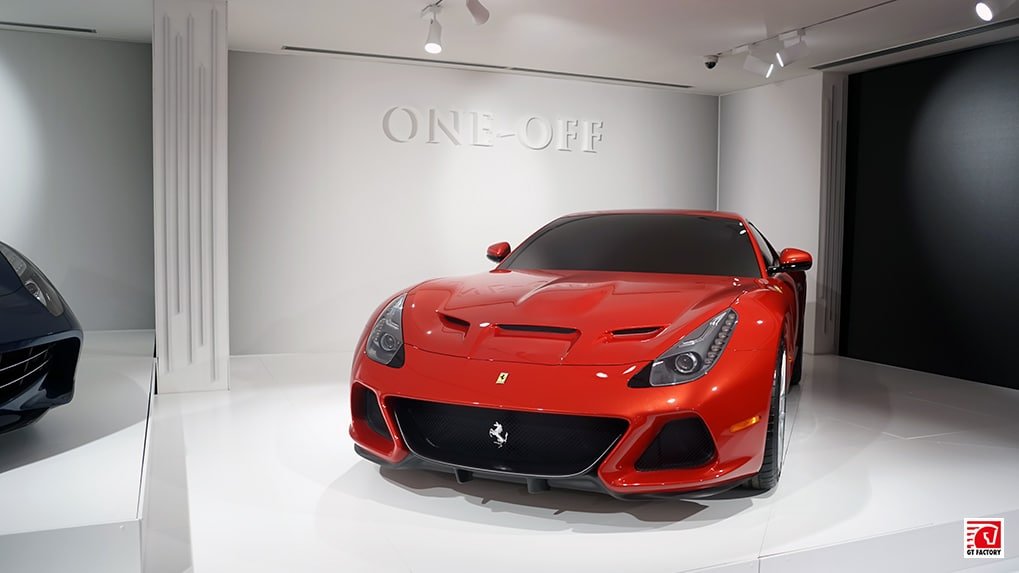Ferrari SP America at the Ferrari Museum in Maranello