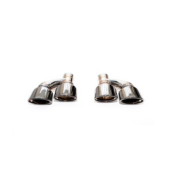 iPE Mercedes-Benz C63 AMG W204 chrome black tips