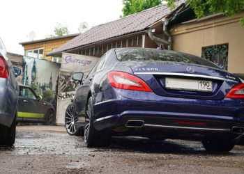Mercedes-Benz cls63 ipe exhaust on cls500