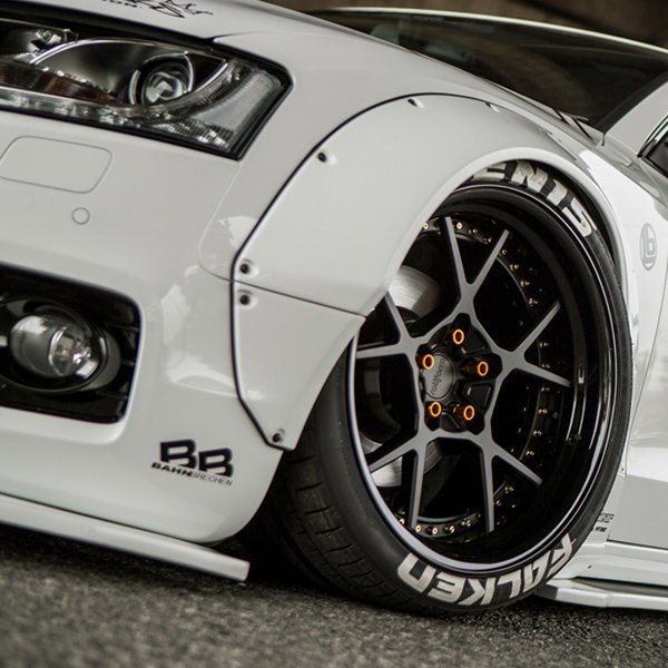 lb works audi a5 s5 вайд фендеры передние