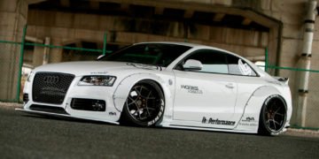 lb works audi a5 s5 вайд фендер обвес
