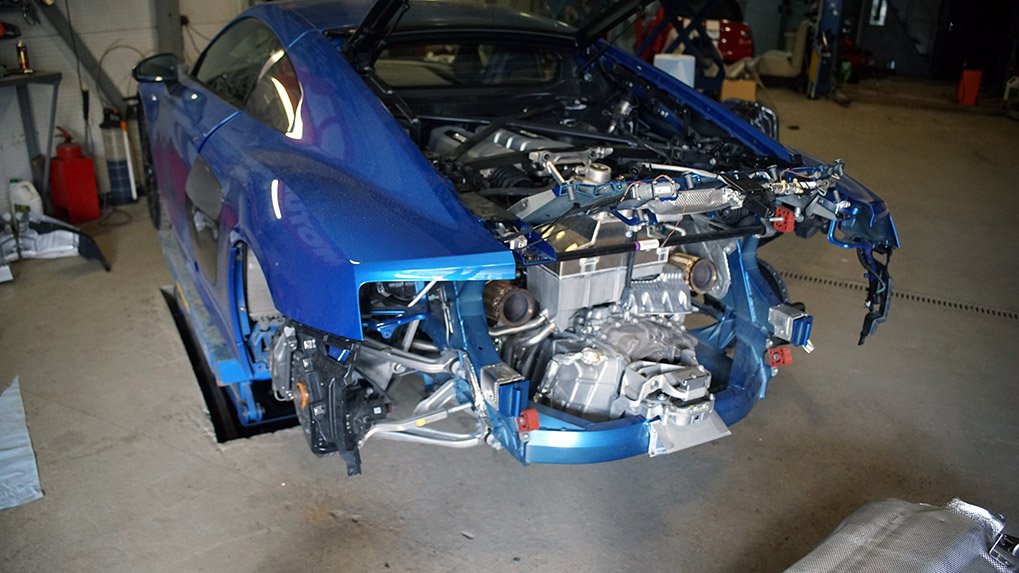 Capristo Audi R8 V10 Plus without exhaust