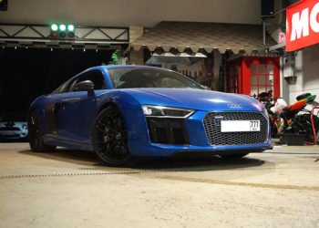 capristo exhaust audi r8 II v10plus установка