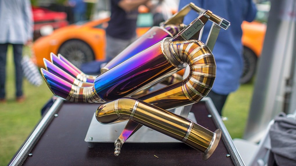 VB LP750-4 SV titanium exhaust system for Lamborghini Aventador