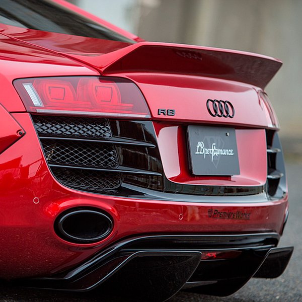 lb works audi r8 задний диффузор