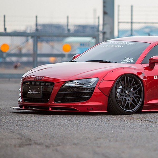 lb works audi r8 передний диффузор