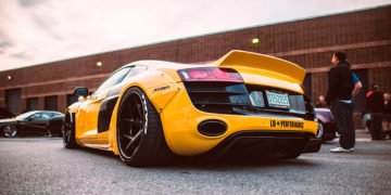 lb works audi r8 вайд-фендер обвес