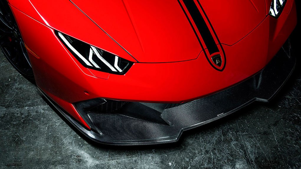 Vorsteiner Novara Edizione Lamborghini LP610-4 Huracan передний бампер + губа