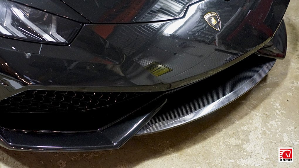Lamborghini Huracan Novitec Torado накладка переднего сплиттера