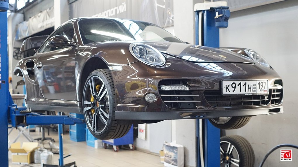 iPE Porsche 997.2 Turbo S полная выхлопная система установка