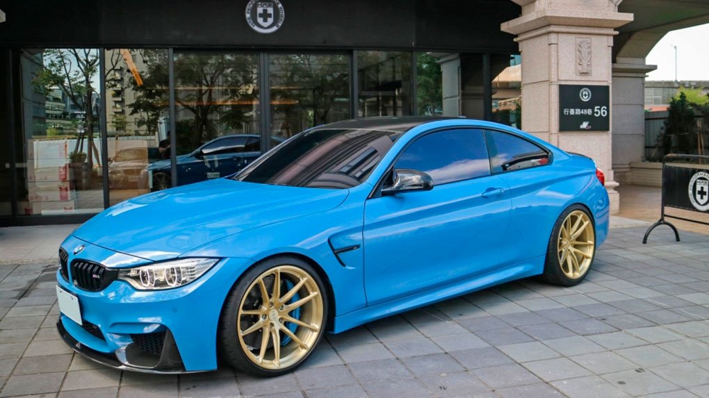 Односоставные моноблочные кованые диски HRE P104 для BMW M4 F82