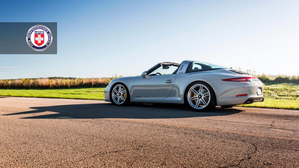 Односоставные моноблочные кованые диски HRE P106 для Porsche 991 Targa