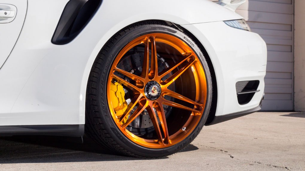 Односоставные моноблочные кованые диски HRE P106 для Porsche 991 Turbo