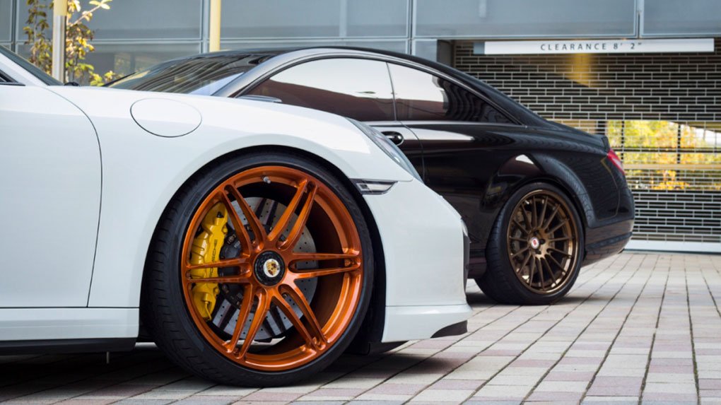 Односоставные моноблочные кованые диски HRE P106 для Porsche 991 Turbo