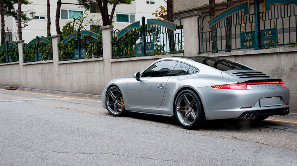 Односоставные моноблочные кованые диски HRE P107 для Porsche 991 Carrera