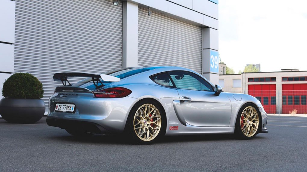 Моноблочные кованые диски HRE RC100 для Porsche Cayman GT4