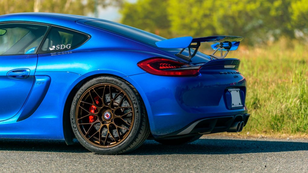 Моноблочные кованые диски HRE RC100 для Porsche Cayman GT4
