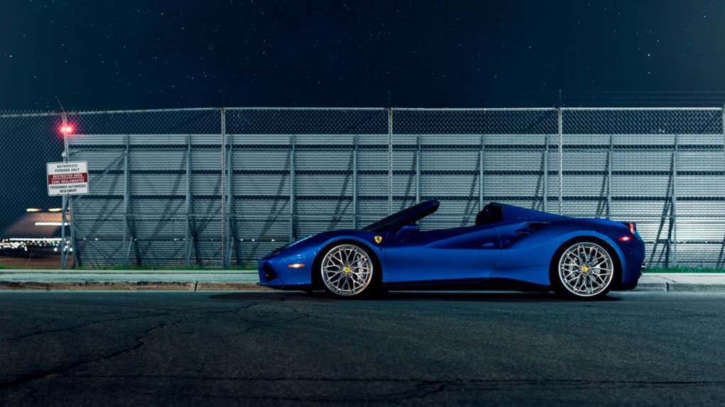 Трехсоставные кованые диски HRE S200 для Ferrari 488 Spider