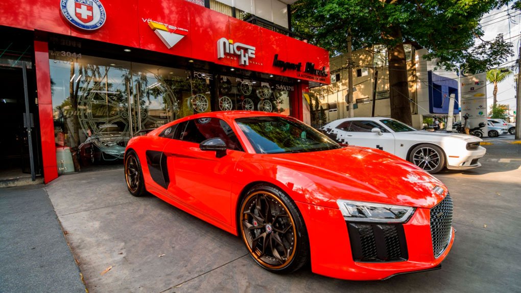 Трехсоставные кованые диски HRE S201 для AUDI R8 V10 Plus