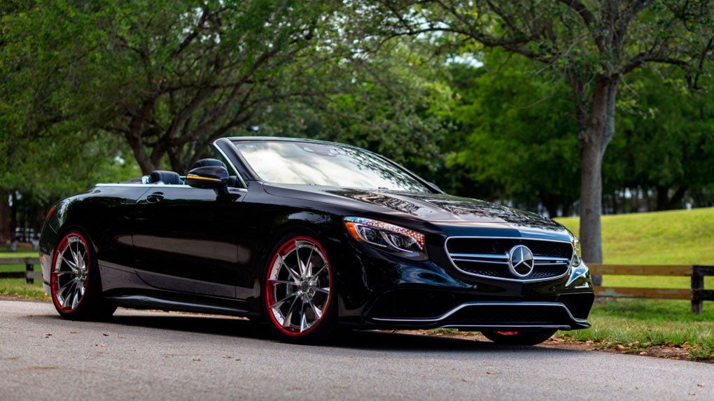 Трехсоставные кованые диски HRE S204 для Mercedes Benz S63 Cabrio