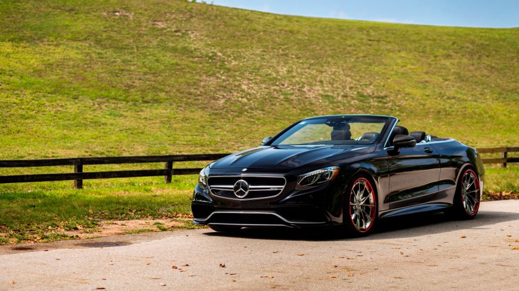 Трехсоставные кованые диски HRE S204 для Mercedes Benz S63 Cabrio