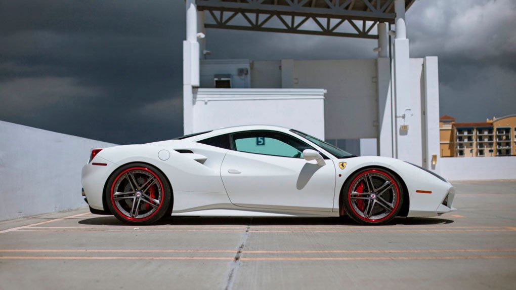 Трехсоставные кованые диски HRE S207 для Ferrari 488 GTB