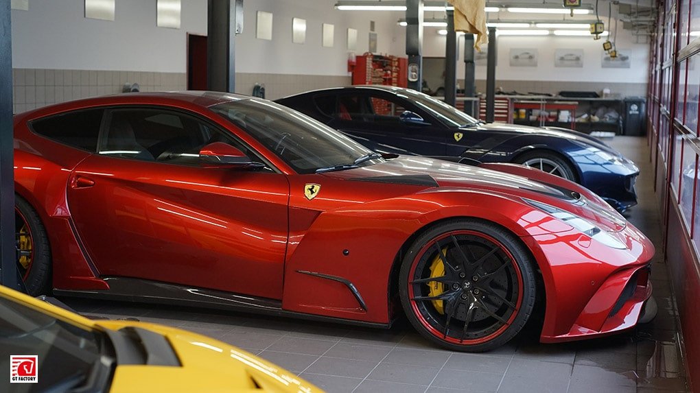 Final assembly area inside the Novitec headquarters