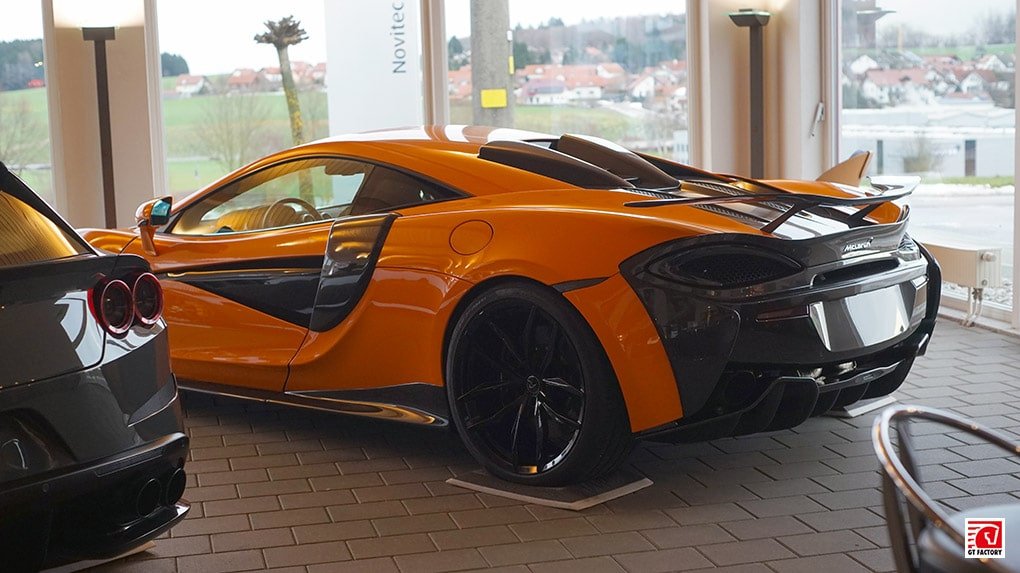 McLaren 570S inside the Novitec showroom