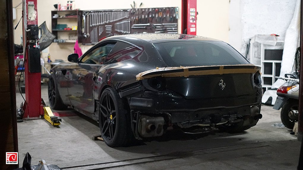 Novitec Ferrari FF - демонтаж