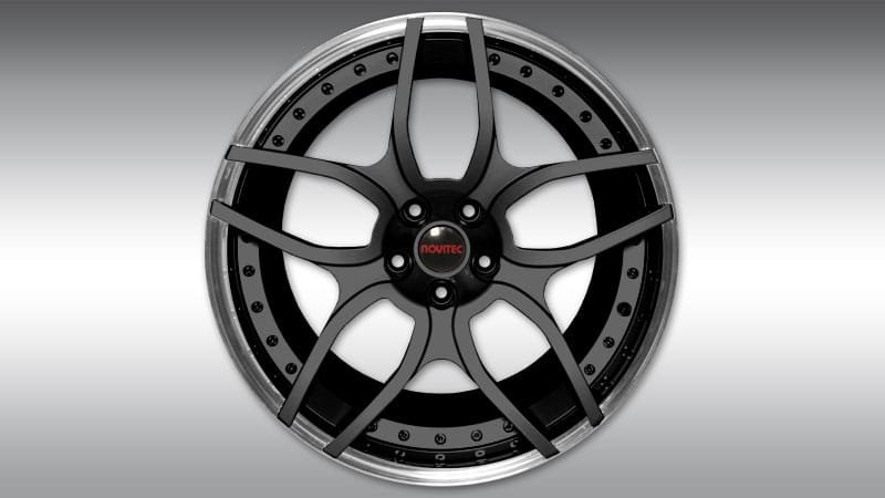 Lamborghini LP700-4 Aventador Novitec Coupe and Roadster Wheels Black