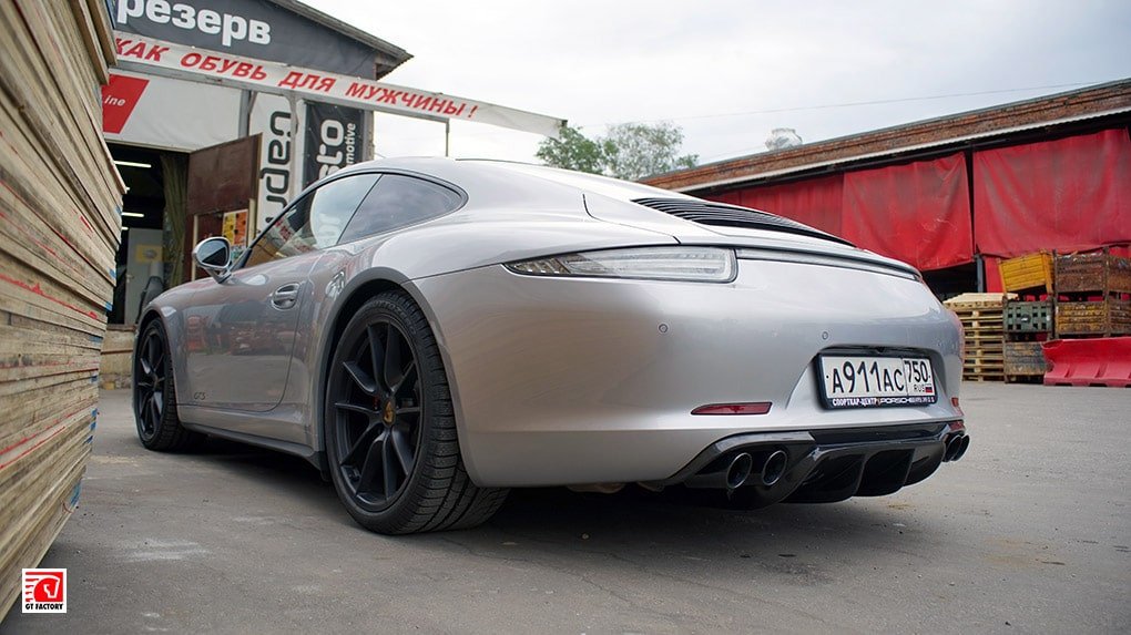 Карбоновый диффузор Vorsteiner V-GT Porsche 991 GTS