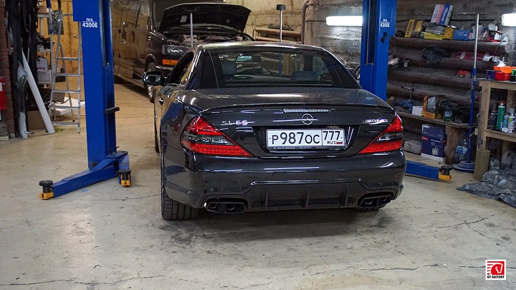 Capristo Mercedes-Benz SL65 AMG установка выхлопной системы