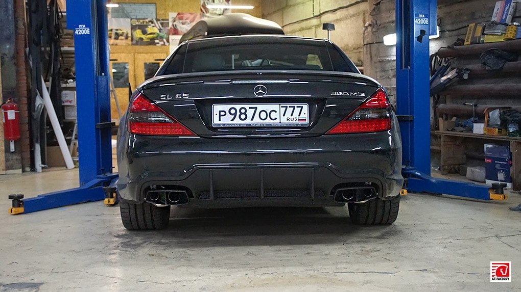 Capristo Mercedes-Benz SL65 AMG установка выхлопной системы