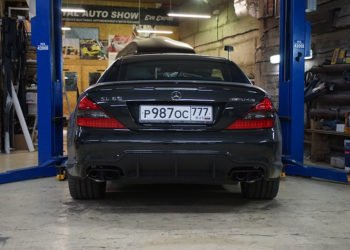 Capristo Mercedes-Benz SL65 AMG установка выхлопной системы