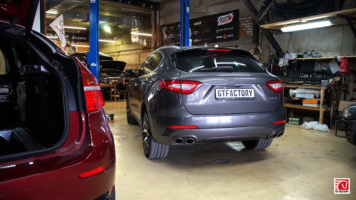 Установка блока увеличения мощности Novitec N-Tronic Maserati Levante V6 SQ4