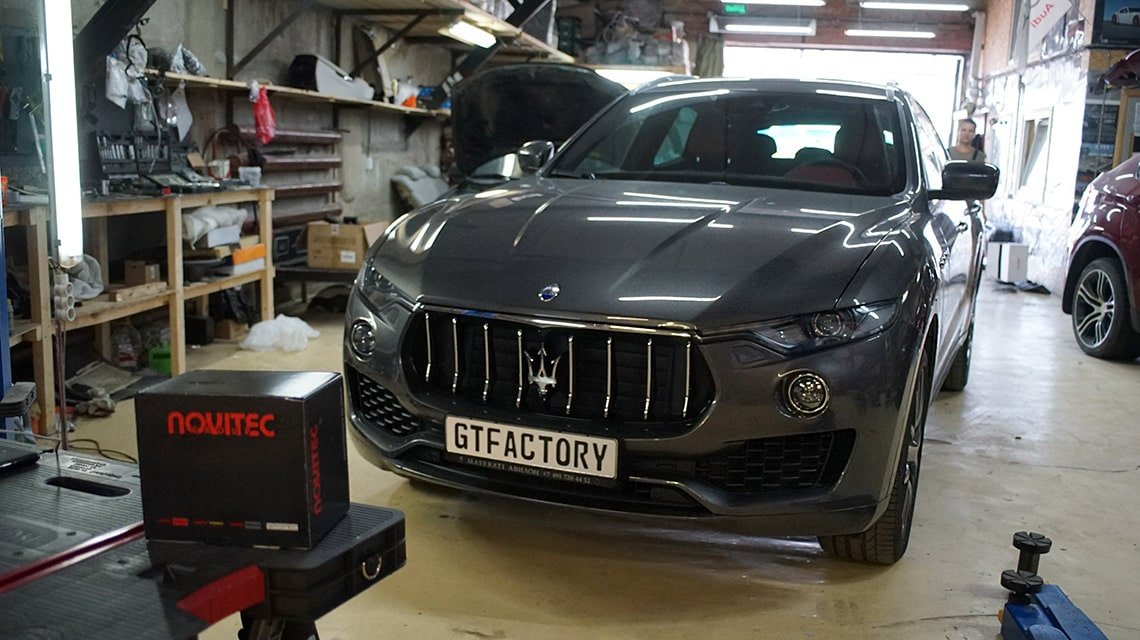 Установка блока увеличения мощности Novitec N-Tronic Maserati Levante V6 SQ4