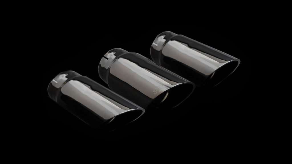 iPE black chrome tips