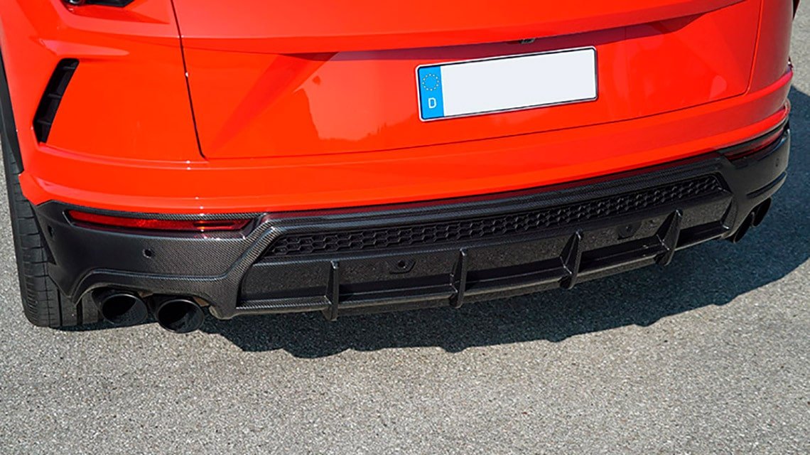 Urus L133373-99 задний диффузор cf oem