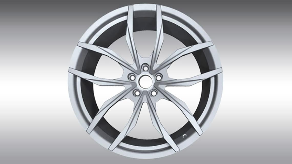 McLaren 720S Spider C460080 MC1 Wheels Silver