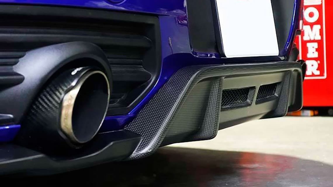 Duell AG Clubman F54 JCW Задняя юбка с диффузором из CFRP