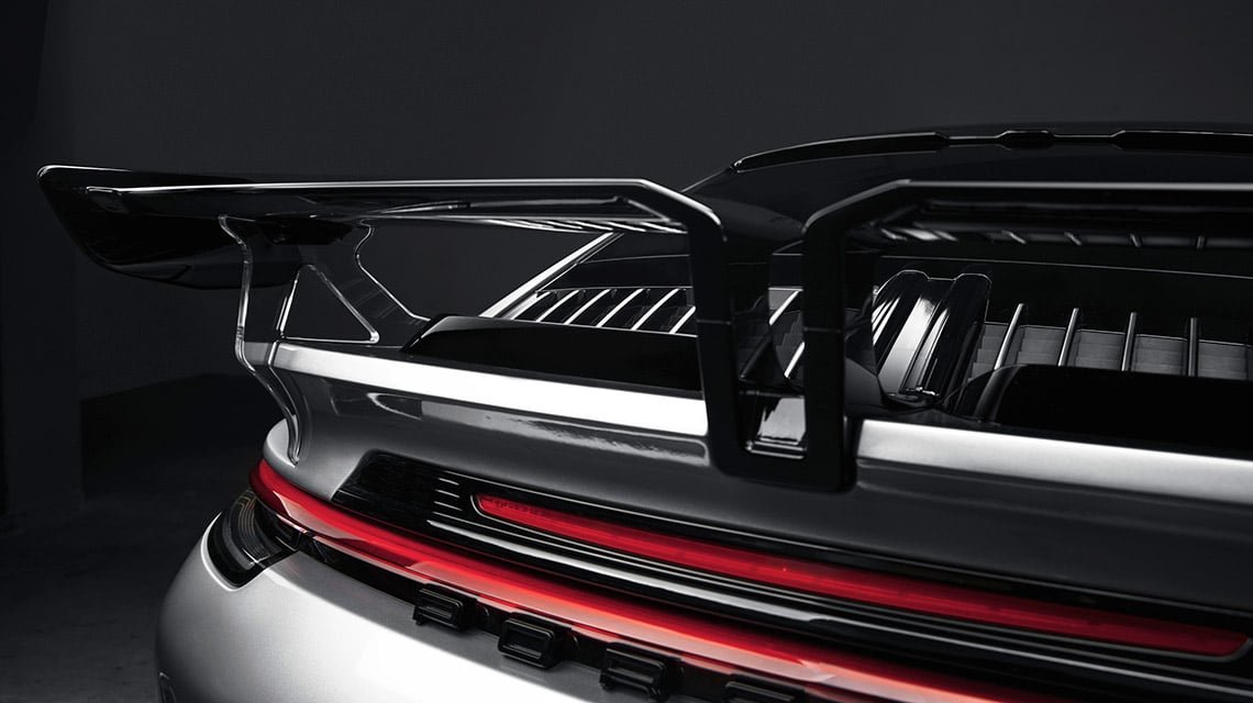 Задний спойлер тип 2 Porsche 992 Carrera Techart