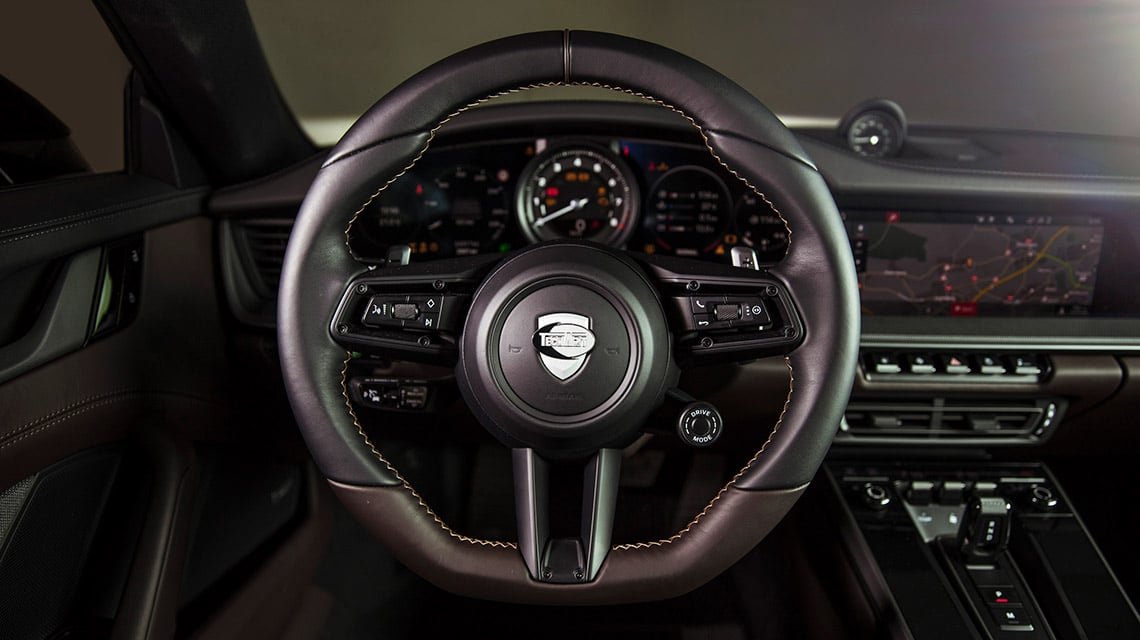 Techart индивидуальный руль Porsche 992