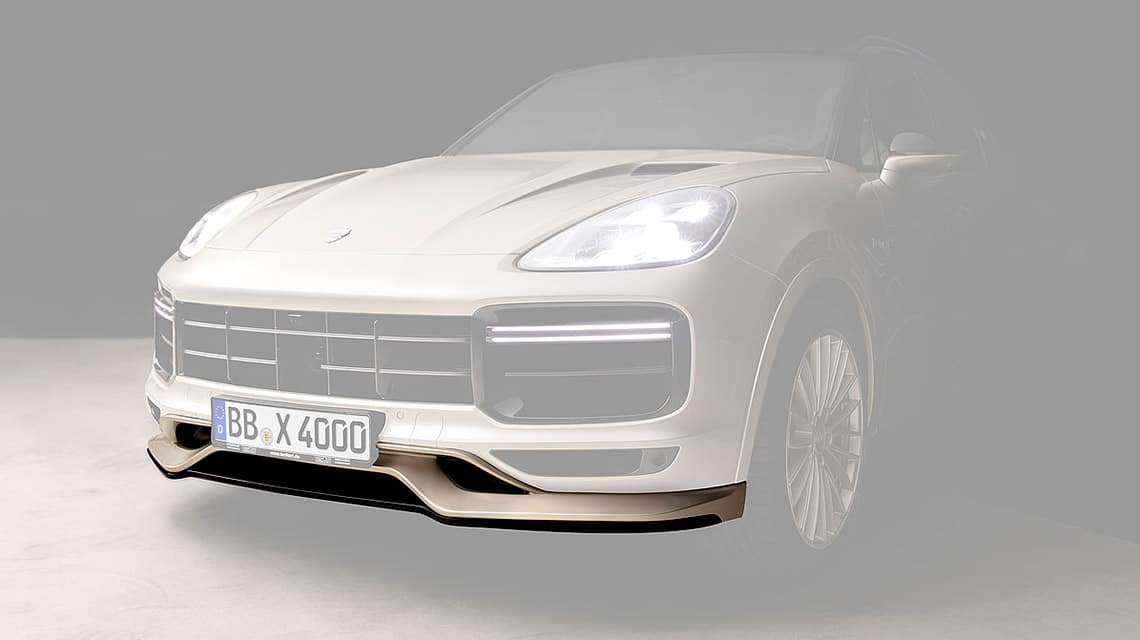 TECHART юбка переднего бампера Porsche Cayenne 9YA