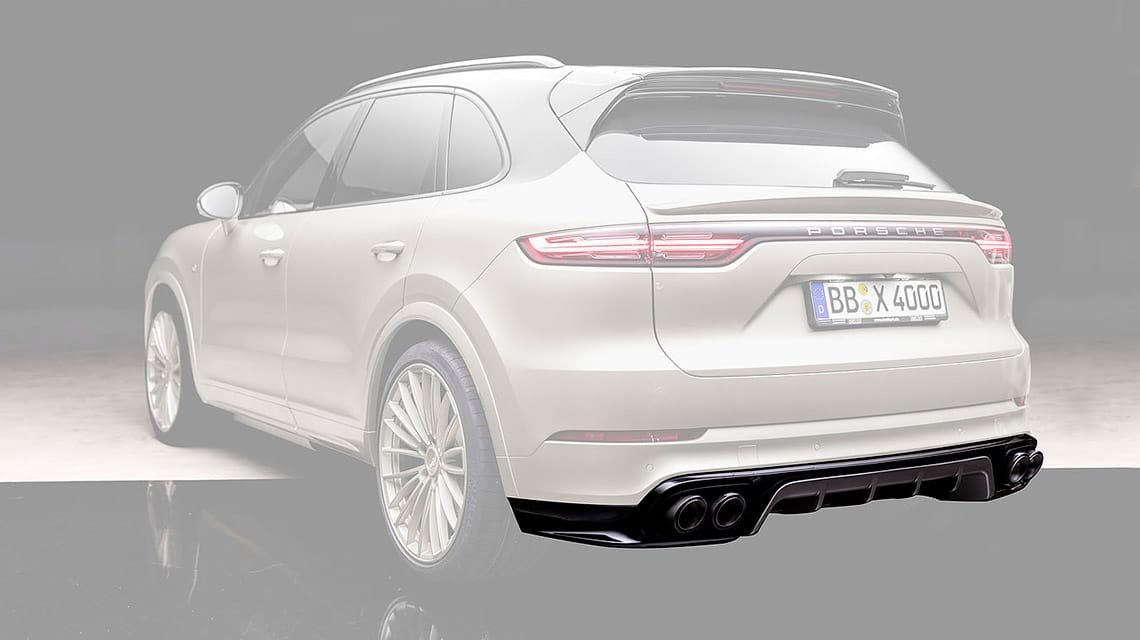 TECHART задняя юбка для Porsche Cayenne 9YA