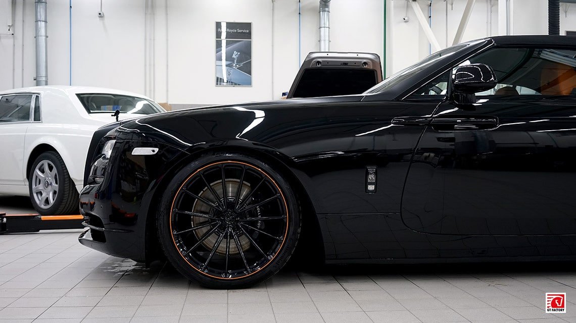 Проект SPOFEC Rolls Royce Dawn + лип спойлер Mansory + кованые диски Anrky AN19
