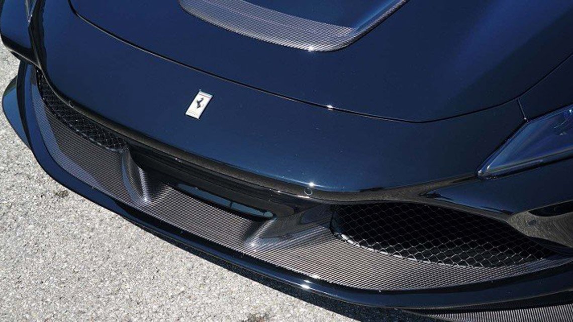 Novitec Ferrari F8 Spider карбоновая накладка переднего бампера F6 444 50