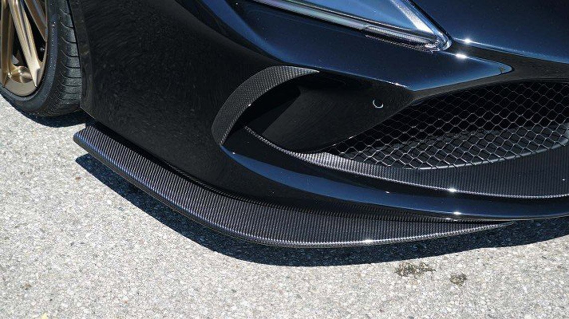Novitec Ferrari F8 Spider передний лип спойлер карбон F6 444 31