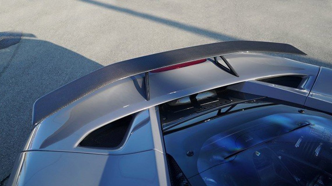 Ferrari F8 Spider заднее антикрыло карбоновое F6 444 37