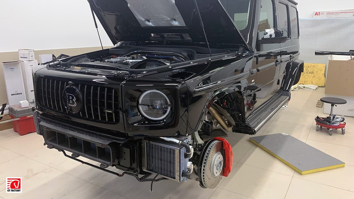 Процесс сборки BRABUS WIDESTAR G63AMG W464